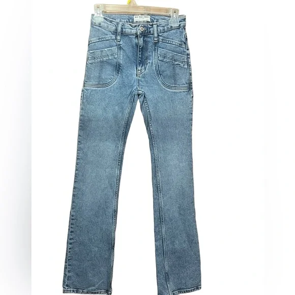Free People We The Free Women’s Jeans Size 25 Flare, Retro 70’s style - Picture 2 of 13